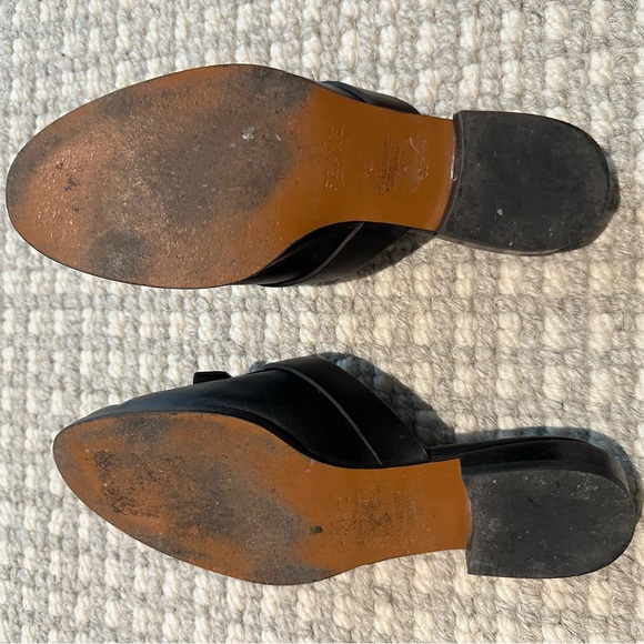 Frame Le Willoughby leather round toe mule/slide - Picture 3 of 3